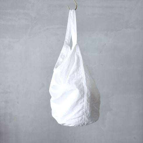petal bucket tote _ no,3 / supima cotton × linen